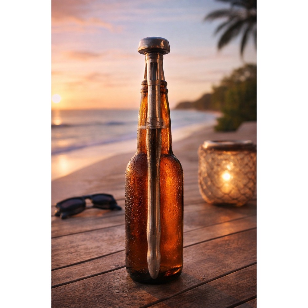 Corkcicle Chillsner Beer Bottle Chiller Drink Thru Stick‎ New Gift